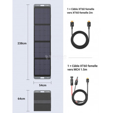 Miniature Panneau Solaire Portable | 200W - UGREEN N° 1 Miniature Panneau Solaire Portable | 200W - UGREEN N° 1