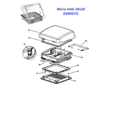 Miniature Poignée de verrouillage POUR MICRO HEKI 28X28 - DOMETIC N° 1 Miniature Poignée de verrouillage POUR MICRO HEKI 28X28 - DOMETIC N° 1