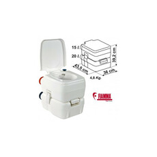 WC Portatile Fiamma BiPot 39 - Bianco 43.5x36x39.2cm | Serbatoio 20L | Autonomo E Lavabile - Foto 9