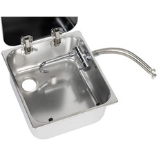 Miniature Evier avec couvercle 322 X 352 - INOX - CARBEST N° 2
