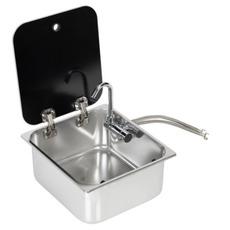 Miniature Evier avec couvercle 322 X 352 - INOX - CARBEST N° 6