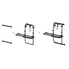 Miniature Kit Complet Fixation + Porte-Vélos Carry Bike DJ Transit ≥ 14 Black - FIAMMA N° 4 Miniature Kit Complet Fixation + Porte-Vélos Carry Bike DJ Transit ≥ 14 Black - FIAMMA N° 4