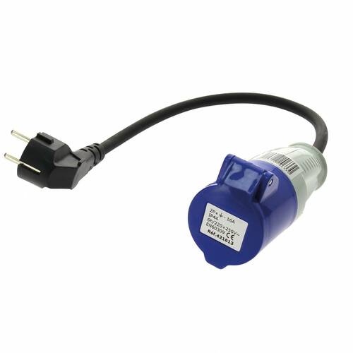 Adaptateur femelle CEE P17 et 230 V - HABA