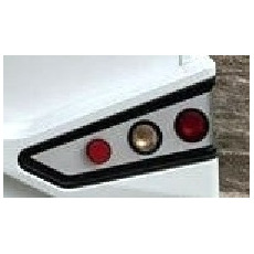 Adhésif Gris pour Habillage de feux Droit XVN239629E - CHAUSSON CHALLENGER 2019 - TRIGANO