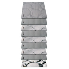Miniature Rideau d'isolation cabine Renault Master après 05/10 gris N° 2 Miniature Rideau d'isolation cabine Renault Master après 05/10 gris N° 2