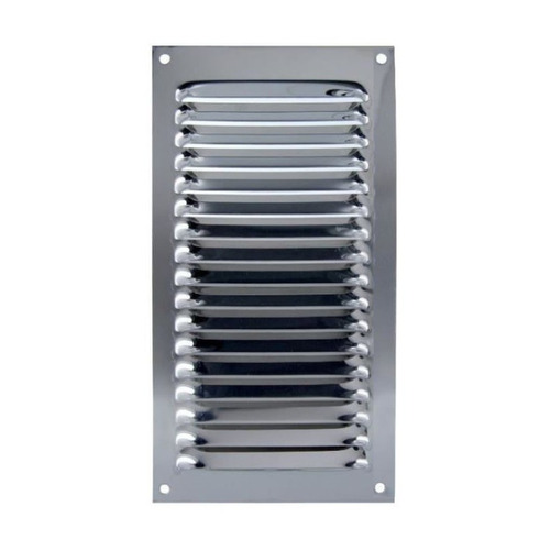 Grille aération inox 232 x 127 mm - SANS MOUSTIQUAIRE - OSCULATI