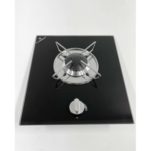 Réchaud Cristal - 1 FEU - 325 x 290 mm - NOIR - CARBEST