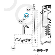 Miniature Hélice de ventilation pour réfrigérateur RM10.5 / RMS10.5 4450024301 - DOMETIC N° 0 Miniature Hélice de ventilation pour réfrigérateur RM10.5 / RMS10.5 4450024301 - DOMETIC N° 0