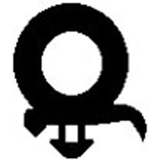 Miniature JOINT CAOUTCHOUC - ETANCHEITE PORTE/PORTILLON- NOIR - Mètre N° 1