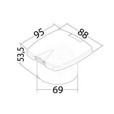 Miniature Kit douchette Boris - FLEXIBLE 2,5 m - BLANC - OSCULATI N° 4