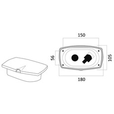 Miniature Kit douchette Boris - FLEXIBLE 2,5 m - CHROME - OSCULATI N° 4