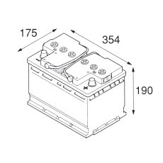 Miniature BATTERIE de démarrage Starting bull 95 Ah - BANNER N° 1