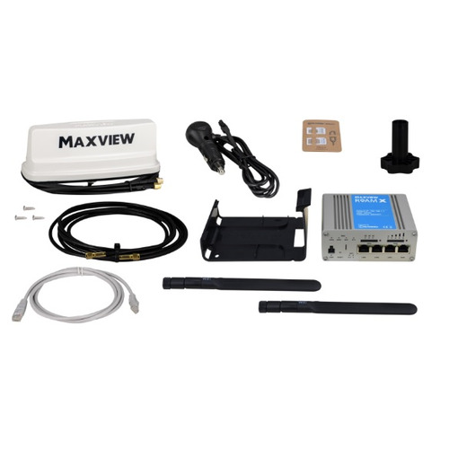 ANTENNE 3G/4G/5G CAMPING-CAR WIFI CARAVANE 2 SIMS - MAXVIEW ATTENTION PRODUIT NEUF AVEC UN DEFAUT D'ASPECT SUITE A UN SINISTRE TRANSPORT - PRODUIT NEUF JAMAIS UTLISE