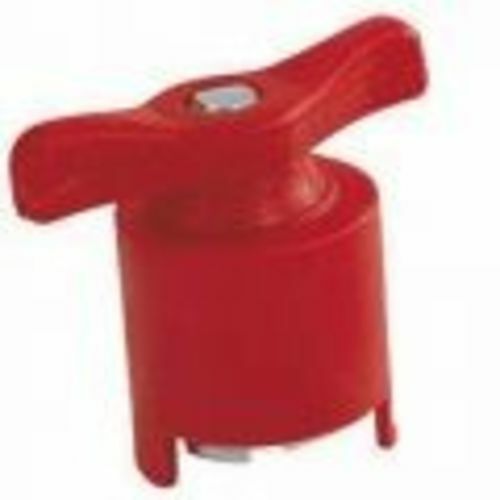 Robinet batterie rouge +