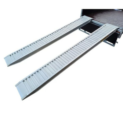 Rampes Aluminium MAXTER 2,5 M - Charge Max 1000 Kg (lot De 2) - Pour Quads, Motos, Matériel Lourd - Transport Et Chargement