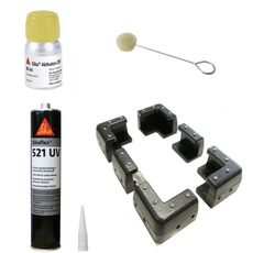 Miniature Kit de fixation et collage pour panneau solaire – Complet et prêt à l’emploi N° 0