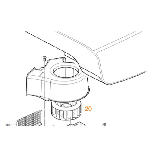 Ventilateur pour climatiseur Aventa Eco/compact- TRUMA