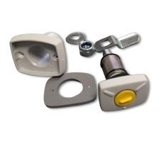 Miniature Serrure de Porte soute (Coloris light grey)- FAP N° 0 Miniature Serrure de Porte soute (Coloris light grey)- FAP N° 0