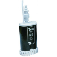 Miniature Pompe immergée Twin 12V 19 Litres-minutes - REICH - attention produit avec défaut d’aspect suite à un sinistre transport - produit neuf jamais utilisé N° 1