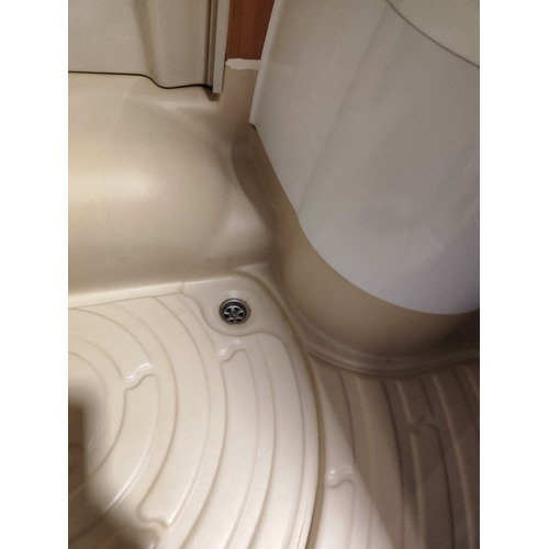 Bac à douche - BEIGE - 1054 x 904 x 250 MM - TRIGANO