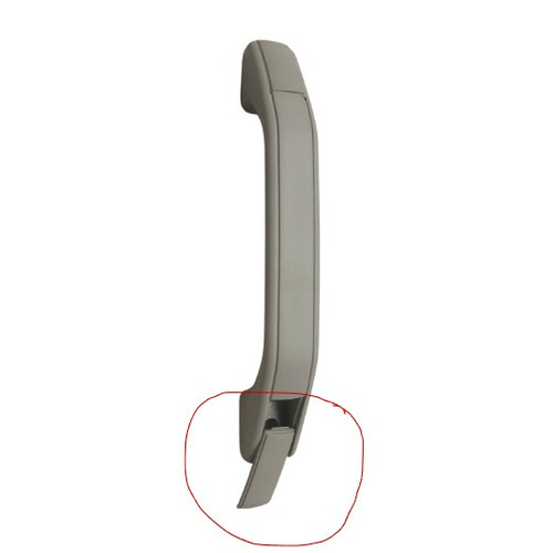 POIGNEE DE TIRAGE 2 TROUS GRISE 204 X 27 MM ENTRAXE 170 MM ATTENTION PRODUIT NEUF AVEC UN DEFAUT D'ASPECT SUITE A UN SINISTRE TRANSPORT - PRODUIT NEUF JAMAIS UTLISE