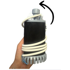 Miniature Pompe immergée Twin 12V 19 Litres-minutes - REICH - attention produit avec défaut d’aspect suite à un sinistre transport - produit neuf jamais utilisé - MANQUE TIGE DU HAUT N° 0