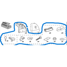 Miniature BARRE DE TOIT ROOF RACK MODÈLE HAUT - THULE Attention produit neuf avec défaut d'aspect suite à un sinistre transport - produit neuf jamais utilisé N° 2