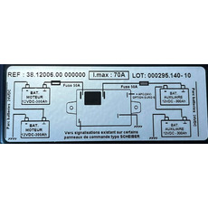 Miniature Coupleur separateur sb 24 volts 70 amperes - SCHEIBER N° 1