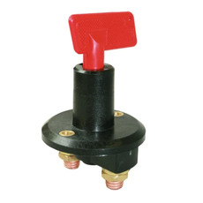 Miniature Coupe batterie 12/24 Volts à câble 200A avec clef N° 2 Miniature Coupe batterie 12/24 Volts à câble 200A avec clef N° 2