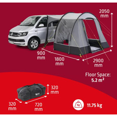Miniature Auvent trip latéral pour van - KAMPA N° 1 Miniature Auvent trip latéral pour van - KAMPA N° 1