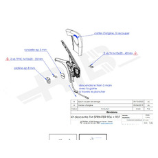 Miniature Kit d’abaissement du frein à main – pour Sprinter M906/M907 - RIB - SCOPEMA N° 1 Miniature Kit d’abaissement du frein à main – pour Sprinter M906/M907 - RIB - SCOPEMA N° 1