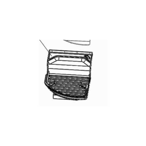 Bac de douche monté sur un chausson welcome de 2015 bac 880x710x301 abs graine blanc ral9003 - TRIGANO