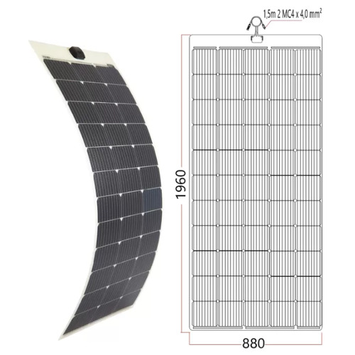 Panneau solaire souple PERC 350 W - ENERGIE MOBILE