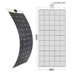 Miniature Panneau solaire souple PERC 350 W N° 0