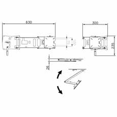 Miniature ATTENTION Produit Reconditionné - Support TV pour téléviseur LCD de camping-car mural articulé Taille L - CTA N° 1