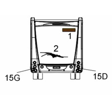 Miniature Adhésif pour Colonne Arrière Droit (porte feux) CHAUSSON CHALLENGER 2009 2010 2012 N° 0 Miniature Adhésif pour Colonne Arrière Droit (porte feux) CHAUSSON CHALLENGER 2009 2010 2012 N° 0