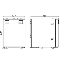 Miniature RÉFRIGÉRATEUR À COMPRESSION - 85L - OSCULATI N° 1
