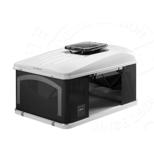Tente de toit Air-Sky 360° - MEDIUM X-LONG - 230 X 145 - COQUE BLANCHE - AUTOHOME Tente de toit Air-Sky 360° - MEDIUM X-LONG - 230 X 145 - COQUE BLANCHE - AUTOHOME