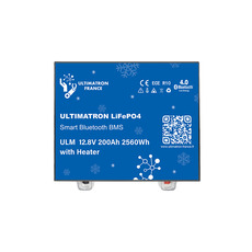 Miniature Batterie Lithium Sous Siège de 12.8V 200Ah LiFePO4 Smart BMS Avec Bluetooth et chauffage intégré - ULTIMATRON N° 0