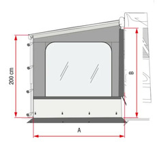 Miniature Paroi latérale Side W Pro F43van - 300 cm - FIAMMA N° 2