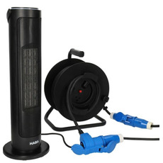 Miniature Enrouleur 25m - avec fiche CEE et prise coudée - HABA N° 12