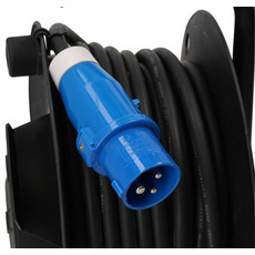 Miniature Enrouleur 25m - avec fiche CEE et prise coudée - HABA N° 8