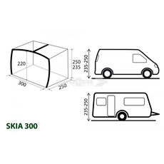 Miniature Solette gonflable SKIA - 300 x 250 x H250 - BRUNNER N° 1