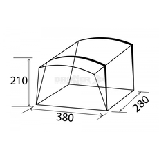 Miniature Auvent Gonflable Independant - 380 x 280 x H210 cm - BRUNNER N° 3 Miniature Auvent Gonflable Independant - 380 x 280 x H210 cm - BRUNNER N° 3