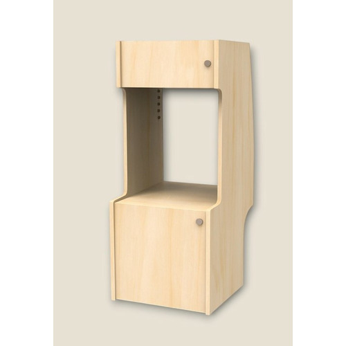 Meuble frigo pour VW T5/T6 – grande unité arrière avec rangement et espace réfrigérateur 50L