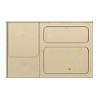 Miniature Pack complet aménagement - lit peigne avec matelas + meuble cuisine + meuble frigo N° 15