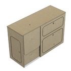 Miniature Pack complet aménagement - lit peigne avec matelas + meuble cuisine + meuble frigo N° 16