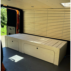 Miniature Lit peigne modulable en bois de peuplier + MATELAS – 120x190 - CONFORT ABSOLU N° 7