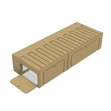 Miniature Lit peigne modulable en bois de peuplier + MATELAS – 120x190 - CONFORT ABSOLU N° 9