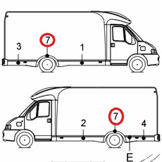 Miniature CARENAGE ROUE GM-685232A CHAUSSON CHALLENGER 2006 2007 N° 1 Miniature CARENAGE ROUE GM-685232A CHAUSSON CHALLENGER 2006 2007 N° 1